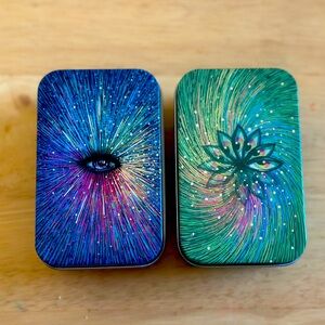 Little Prisma Visions Tarot Deck + Little Cosma Visions Oracle Deck-2 Deck Combo